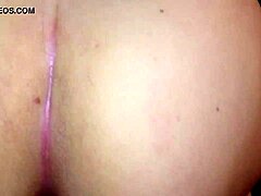 Hairy Wife Gaping Wide and Queefing with Pleasure