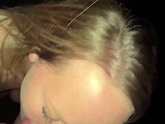 Hey, wanna join this dirty camping sex with a blonde? Got public creampie action waiting!