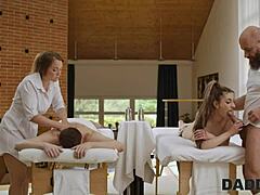 Teen Tattoo Slut Gets Wild with Old Uncle in Kinky Massage Session
