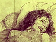 Vintage erotic drawings stir deep nostalgic desires in rare collection