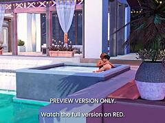 3D Hentai Preview Shows Steamy Jacuzzi Action