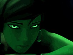 The bitch fucks different men to find her orgasm!