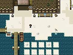 omg, lost lagoon hentai game got this sexy farmer showin her pussy!