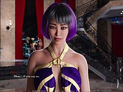 Cute fat curvy girl in outfit plays 3d anime hentai game rules