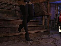 Steps of Debauchery with Cosplay Babes in Wild Public Brothel Game