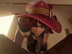 Deepthroat-loving healer in rough 3D hentai SFM compilation