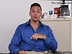 Naked Big Dick Gay Porn in First Time Work Scene