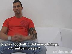 Intriguing Czech gay casting session with Michal 3494 in reality.