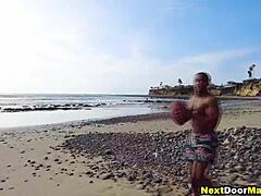 yo, check these muscular gay jocks banging hard after a beach workout!