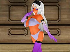 Girl B hero scenes part 4 with Sharifa in cartoon anime hentai domination.