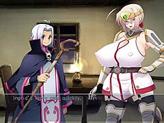 horny heroine ingrid plays with huge tits in ep 2