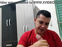 Detailed Gay Blowjob Scene with Intense Sucking and Deepthroat Action on Big Cock