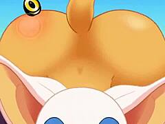 Rouge performs oral and anal in game