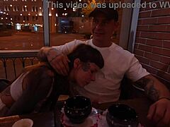 I Sucked a Guy in a Cafe! Then He Banged Me Hard at Home!