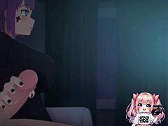 Anime boyfriend visits friend for intense sucking and fucking session