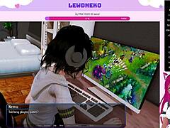 Play Harem Hotel With Vtuber Lewdneko