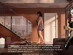 Ms Denvers Ep 54 - Sexy Gamergirl in Cosplay Plays Naughty Porn Game