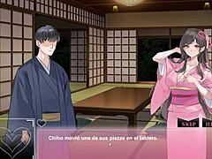 Hentai game ntraholic fucks his wife in front of him and takes her to thermal onsen for more fucking part 8