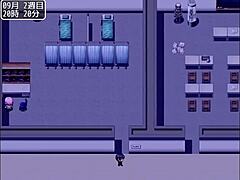 i am massaging my friend's big tits in the school pool.