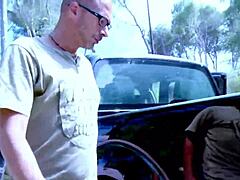 Gorgeous French Krystal Wallas Gets Nailed by Kevin Outdoors