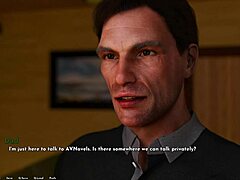Free will 73: A commented visual novel and porn game with busty 3D characters