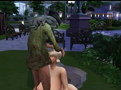 big ass wife gets taken by bum in park