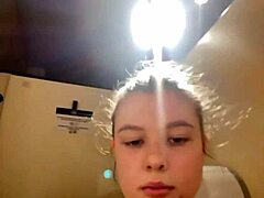 Extreme public masturbation with anal plug deep in cum action