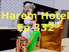 Harem hotel episode 332 in the game setting