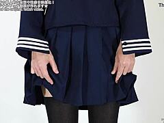 White Panty Fetish Video