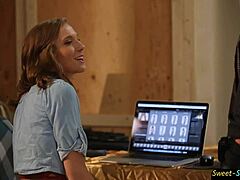 wanna see sexy teen model bang the photographer hard?