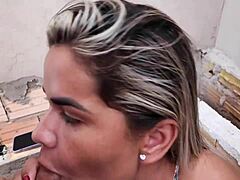 Risky Sex in Construction Site, Filling Her Ass with Cum!