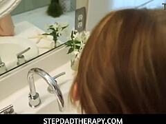 stepdadtherapy maya kendrick redhead busy on cam with huge thick cock