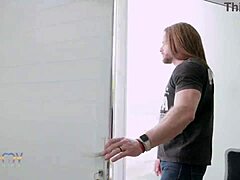 Latina stars Bruna Santos and Sabrina Fit do intense DP and footjob.