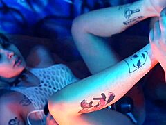 Lesbian Femdom Involves Strap-On Fucking, Foot Tickling, And Toe Sucking