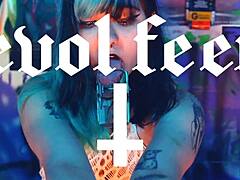 Lesbian Femdom Involves Strap-On Fucking, Foot Tickling, And Toe Sucking