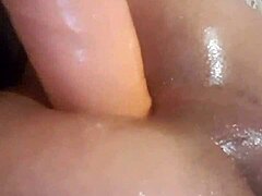 uhh, tight shemale messin with huge 11 inch dildo, damn!