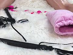 I Gave Her Amazing Body Oil Massage Then I Fucked Her Pussy And Asshole With Glass Dildo So Hard And She Loved It Sent Her Home To Husband Used Up And Swollen