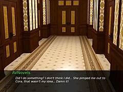 In Dusklight Manor 124, a curvy 3D character wears a cute outfit.