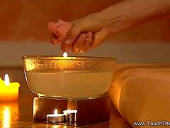 brunette milf’s handjob massage hits all the right spots