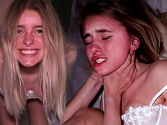 Submissive Teen Enjoys Kinky Choking And Rough Fucking