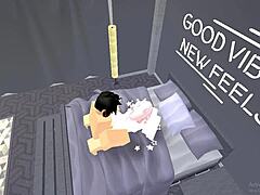 Average Roblox condo turns into wild ass and tits action. Unexpected twists await.