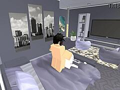 Average Roblox condo turns into wild ass and tits action. Unexpected twists await.