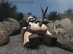 rough fucking girl at pond