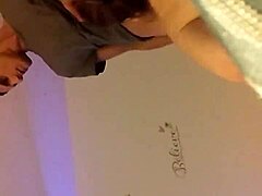 blindfolded old man gets a surprising blowjob in casual encounter