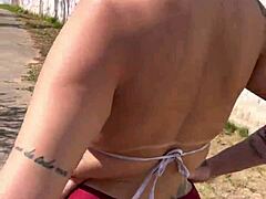 Prostitute Fucks in Woods for Free