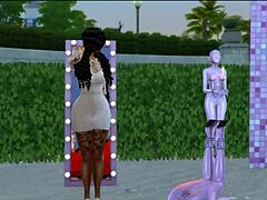 Big black ass of Summer Walker gets some interracial action