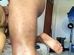 Slut wife rides like a pro, her pussy dripping creamy from hard banging!