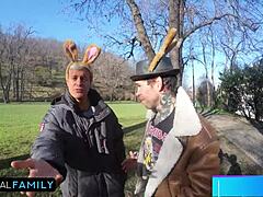 i'm katy and mia, easter bunny sluts getting our cunts stuffed in taboo egg hunt