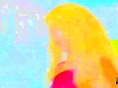 ava davine and blonde friend take massive tits to group anal sex