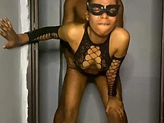 petite slut screams loud in tight fishnets